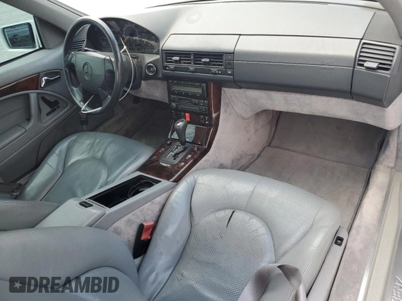 1998 Mercedes-Benz SL-Class with VIN WDBFA67F4WF167194, listed as a Copart auction lot 52867744 with 170,608 mi miles and Salvage Title. Bid and sale history available at carsss.com. Image 8.