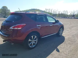2012 Nissan Murano SV with VIN JN8AZ1MW5CW200604, listed as a IAAI auction lot 42121521 with 166,331 mi miles. Bid and sale history available at carsss.com. Image 4.