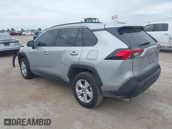 2020 Toyota RAV4 XLE with VIN 2T3W1RFV4LW094687, listed as a IAAI auction lot 42652039 with 56,693 mi miles and . Bid and sale history available at DreamBid. Image 3.