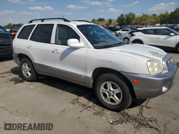 2004 Hyundai Santa Fe GLS with VIN KM8SC73E54U813053, listed as a Copart auction lot 70923004 with 143,490 mi miles and Salvage Title. Bid and sale history available at carsss.com. Image 4.