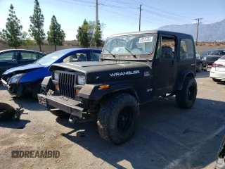 1990 Jeep Wrangler "S" with VIN 2J4FY19EXLJ514139, listed as a Copart auction lot 47270535 with 160,324 mi miles and Clean Title. Bid and sale history available at carsss.com. Image 1.