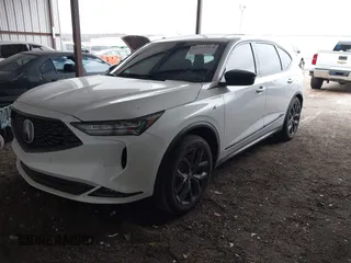 2023 Acura MDX w/A-Spec Package with VIN 5J8YE1H03PL011213, listed as a IAAI auction lot 41177239 with 22,575 mi miles. Bid and sale history available at carsss.com. Image 18.