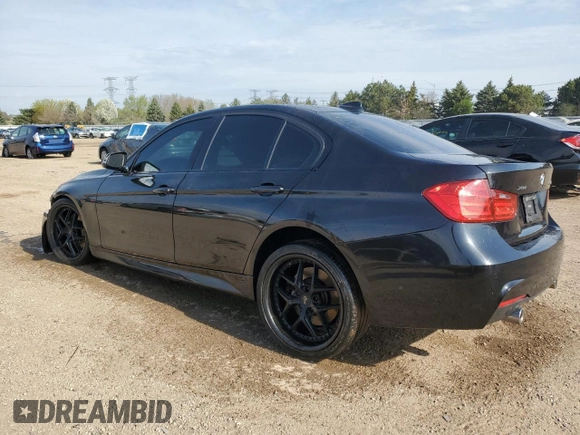 2014 BMW 3 Series 335i xDrive with VIN WBA3B9C58EP458979, listed as a Copart auction lot 53272855 with 120,565 mi miles and Salvage title. Bid and sale history available at DreamBid. Image 2.
