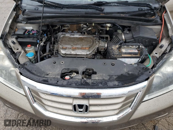 2010 Honda Odyssey EX-L with VIN 5FNRL3H6XAB093864, listed as a Copart auction lot 67587954 with 0 mi miles and Salvage Title. Bid and sale history available at carsss.com. Image 12.