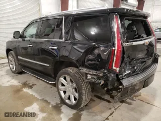2020 Cadillac Escalade Premium Luxury with VIN 1GYS4CKJ1LR133820, listed as a Copart auction lot 82585614 with 49,787 mi miles and Salvage Title. Bid and sale history available at carsss.com. Image 2.