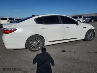 2017 Kia K900 Luxury with VIN KNALW4D40H6036115, listed as a Copart auction lot 46630905 with 85,964 mi miles and Salvage Title. Bid and sale history available at carsss.com. Image 3.