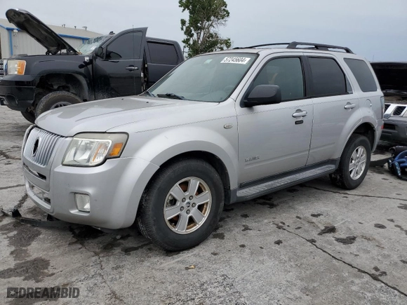 2008 Mercury Mariner with VIN 4M2CU911X8KJ19200, listed as a Copart auction lot 57245604 with 127,377 mi miles and Non Repairable. Bid and sale history available at carsss.com. Image 1.