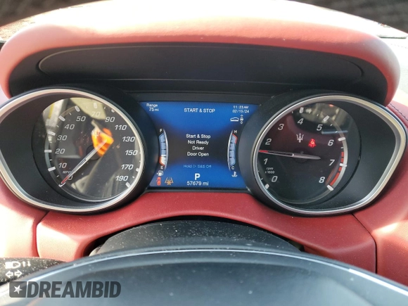2018 Maserati Levante with VIN ZN661XUA7JX301391, listed as a Copart auction lot 42688684 with 57,679 mi miles. Bid and sale history available at carsss.com. Image 9.