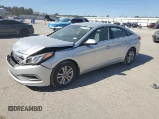 2017 Hyundai Sonata SE with VIN 5NPE24AF9HH464560, listed as a Copart auction lot 47408395 with 114,878 mi miles and Salvage Title. Bid and sale history available at DreamBid. Image 1.