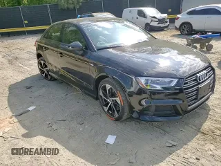 2020 Audi A3 Sedan S line Premium with VIN WAUBEGFF3LA103746, listed as a Copart auction lot 53294934 with 41,343 mi miles and Salvage Title. Bid and sale history available at carsss.com. Image 10.