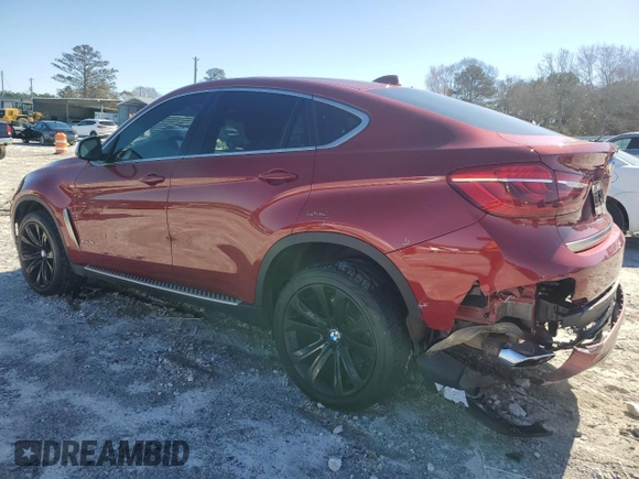 2018 BMW X6 sDrive35i with VIN 5UXKU0C51J0G69806, listed as a Copart auction lot 44925285 with 50,606 mi miles and Salvage Title. Bid and sale history available at carsss.com. Image 2.