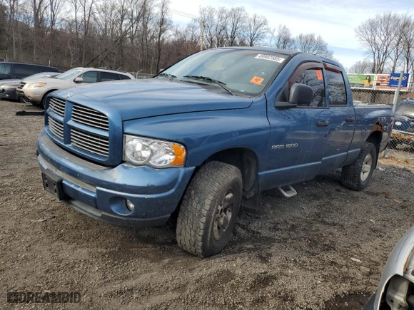 2003 Dodge Ram 1500 ST with VIN 1D7HU18N73S201650, listed as a Copart auction lot 49982585 with 0 mi miles and Salvage Title. Bid and sale history available at carsss.com. Image 1.