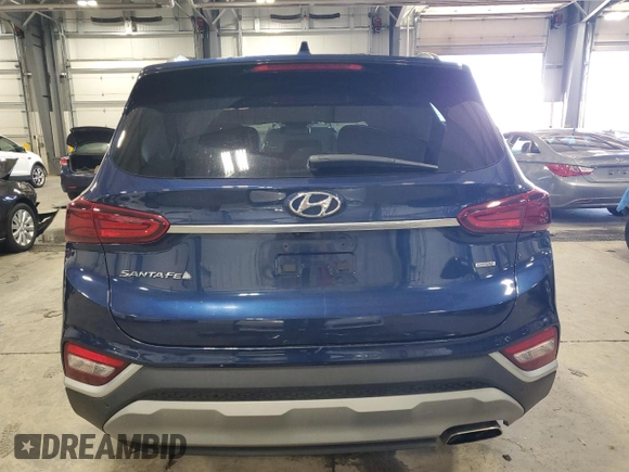 2019 Hyundai Santa Fe SEL z VIN 5NMS3CAD4KH076391, wystawiony jako Copart lot #53185365 z przebiegiem 85 517 mil mil oraz Szkoda całkowita • Salvage title. Historia ofert i sprzedaży dostępna na DreamBid. Obrazek 6.