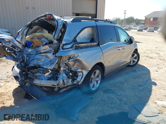 2019 Honda Odyssey EX-L z VIN 5FNRL6H70KB121473, wystawiony jako IAAI lot #41650693 z przebiegiem 77 605 mil mil oraz . Historia ofert i sprzedaży dostępna na DreamBid. Obrazek 4.