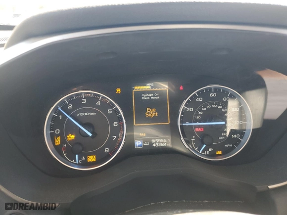 2022 Subaru Ascent Touring with VIN 4S4WMARD8N3408208, listed as a Copart auction lot 50090135 with 48,284 mi miles and Salvage Title. Bid and sale history available at carsss.com. Image 9.