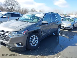 2019 Chevrolet Traverse LT Cloth with VIN 1GNEVGKW9KJ177989, listed as a IAAI auction lot 41877639 with 81,277 mi miles. Bid and sale history available at carsss.com. Image 6.