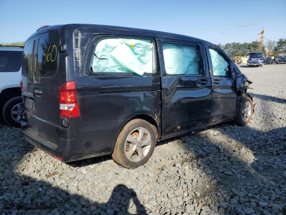 2018 Mercedes-Benz Metris Passenger Van with VIN WD4PG2EE9J3346869, listed as a Copart auction lot 48750993 with 0 mi miles. Bid and sale history available at carsss.com. Image 3.