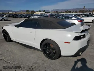 2015 Chevrolet Camaro LT with VIN 2G1FD3D38F9260626, listed as a Copart auction lot 44822335 with 116,352 mi miles and Salvage Title. Bid and sale history available at carsss.com. Image 2.