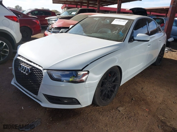 2013 Audi A4 Premium Plus with VIN WAUFFAFL6DN018086, listed as a IAAI auction lot 41482345 with 104,663 mi miles. Bid and sale history available at carsss.com. Image 17.