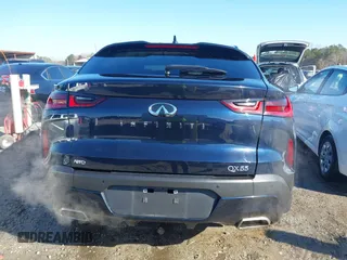 2022 Infiniti QX55 Luxe z VIN 3PCAJ5J3XNF101207, wystawiony jako IAAI lot #41640434 z przebiegiem 46 932 mil mil oraz . Historia ofert i sprzedaży dostępna na DreamBid. Obrazek 17.