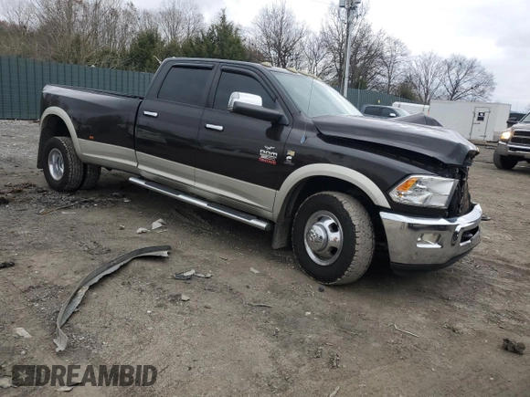 2010 Dodge 3500 Laramie z VIN 3D73Y4CLXAG172722, wystawiony jako Copart lot #85875144 z przebiegiem Nie podano mil oraz Szkoda całkowita • Salvage title. Historia ofert i sprzedaży dostępna na DreamBid. Obrazek 4.
