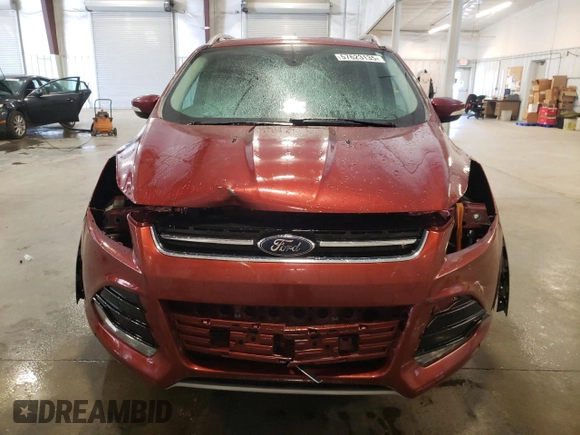 2016 Ford Escape Titanium with VIN 1FMCU9J97GUA67485, listed as a Copart auction lot 57623135 with 95,147 mi miles and Salvage title. Bid and sale history available at DreamBid. Image 5.