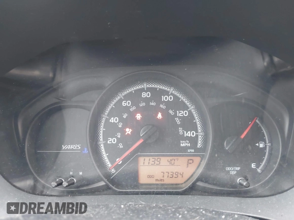 2015 Toyota Yaris L with VIN VNKKTUD33FA036237, listed as a IAAI auction lot 41710224 with 77,394 mi miles. Bid and sale history available at carsss.com. Image 15.