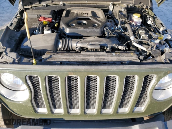 2023 Jeep Wrangler Sahara with VIN 1C4HJXEN2PW624757, listed as a Copart auction lot 78239614 with 46,254 mi miles and Salvage Title. Bid and sale history available at carsss.com. Image 14.