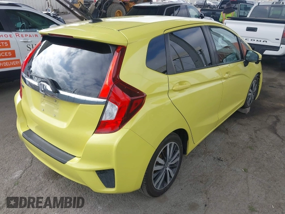 2015 Honda Fit EX-L with VIN 3HGGK5H81FM722763, listed as a IAAI auction lot 42565430 with 105,768 mi miles and . Bid and sale history available at DreamBid. Image 4.