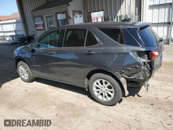 2018 Chevrolet Equinox LT with VIN 2GNAXSEV2J6346387, listed as a Copart auction lot 53259425 with 60,739 mi miles and Salvage Title. Bid and sale history available at DreamBid. Image 2.