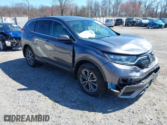 2022 Honda CR-V EX with VIN 2HKRW2H52NH611255, listed as a IAAI auction lot 41858138 with 34,891 mi miles and . Bid and sale history available at DreamBid. Image 1.