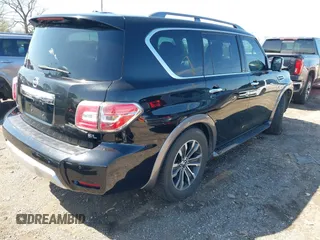 2018 Nissan Armada SL with VIN JN8AY2NC3JX501702, listed as a IAAI auction lot 41972908 with 120,157 mi miles and . Bid and sale history available at DreamBid. Image 4.