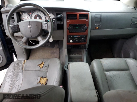 2005 Dodge Durango SLT with VIN 1D4HD48D35F513787, listed as a Copart auction lot 65563335 with 276,897 mi miles and Salvage title. Bid and sale history available at DreamBid. Image 8.