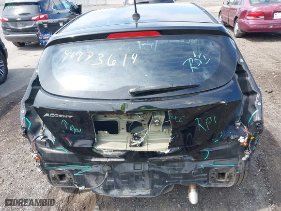 2014 Hyundai Accent GS with VIN KMHCT5AE3EU193249, listed as a IAAI auction lot 41973614 with 136,655 mi miles. Bid and sale history available at carsss.com. Image 6.