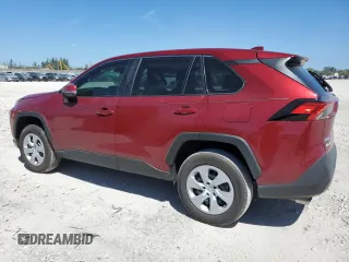 2025 Toyota RAV4 LE with VIN 2T3K1RFV4SW375465, listed as a Copart auction lot 50133915 with 4,170 mi miles and Salvage Title. Bid and sale history available at carsss.com. Image 2.