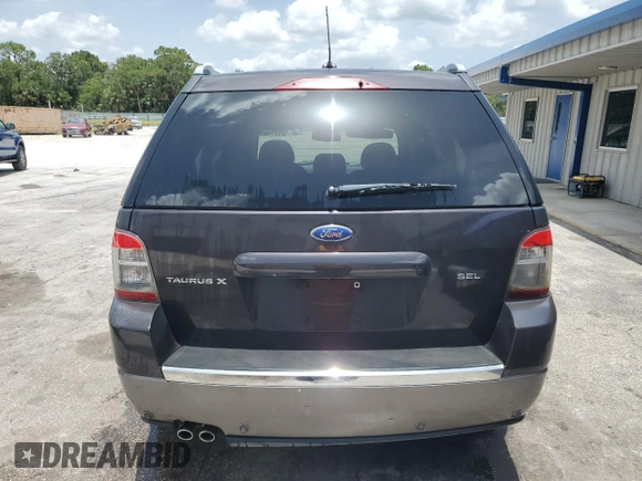 2008 Ford Taurus X SEL with VIN 1FMDK02W48GA25169, listed as a Copart auction lot 59667345 with 224,160 mi miles and Salvage title. Bid and sale history available at DreamBid. Image 6.