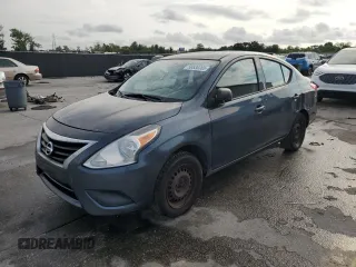 2015 Nissan Versa SV with VIN 3N1CN7AP5FL837019, listed as a Copart auction lot 56538365 with 163,093 mi miles and Salvage title. Bid and sale history available at DreamBid. Image 1.