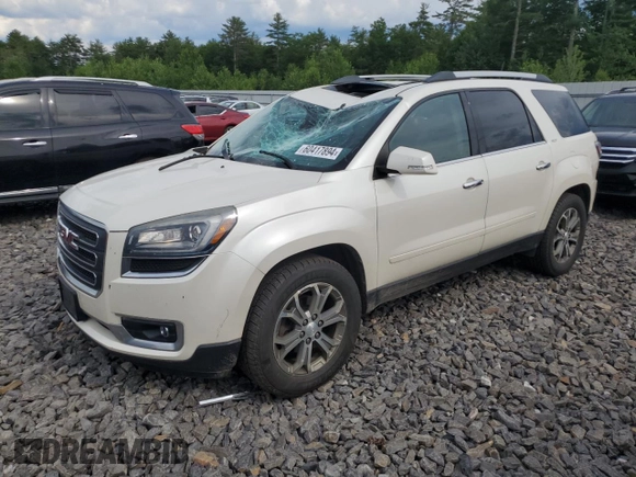 2015 GMC Acadia SLT with VIN 1GKKVRKD9FJ173831, listed as a Copart auction lot 60417894 with 0 mi miles and Salvage Title. Bid and sale history available at carsss.com. Image 1.