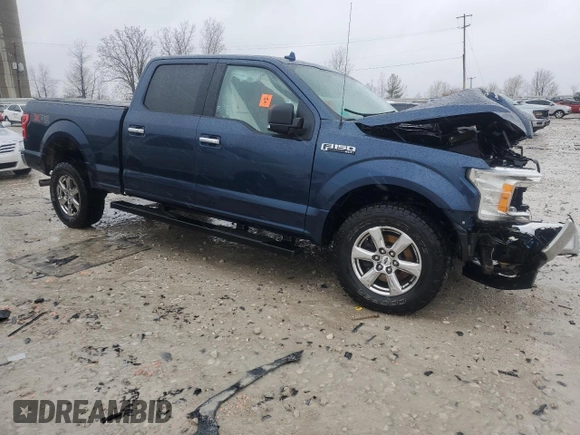 2018 Ford F-150 XL with VIN 1FTFW1E55JFE24341, listed as a Copart auction lot 51418555 with 0 mi miles and Clean Title. Bid and sale history available at carsss.com. Image 4.