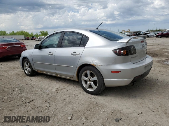2005 Mazda 3 s with VIN JM1BK123051256155, listed as a Copart auction lot 54400495 with 213,989 mi miles and Clean Title. Bid and sale history available at DreamBid. Image 2.