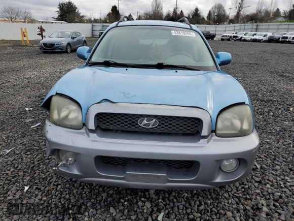 2004 Hyundai Santa Fe GLS with VIN KM8SC73D84U836947, listed as a Copart auction lot 43819265 with 153,487 mi miles and Salvage Title. Bid and sale history available at carsss.com. Image 5.