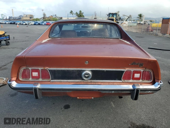 1973 Ford Mustang с VIN 3F04H211483, выставлен на аукционе Copart как лот 46838105 с пробегом 65 171 миль миль и Чистый • Clean title. История ставок и продаж доступна на DreamBid. Изображение 6.