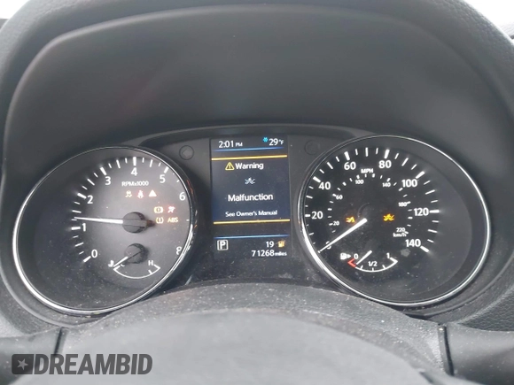 2020 Nissan Rogue SL with VIN 5N1AT2MV4LC751047, listed as a IAAI auction lot 41213211 with 71,268 mi miles and . Bid and sale history available at DreamBid. Image 7.