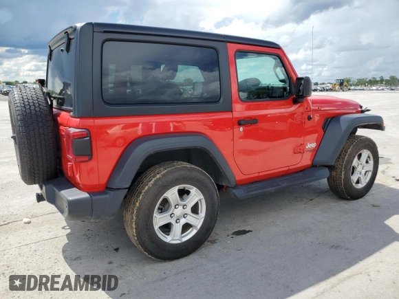 2019 Jeep Wrangler Sport S z VIN 1C4GJXAGXKW510968, wystawiony jako Copart lot #55758615 z przebiegiem 86 370 mil mil oraz Szkoda całkowita • Salvage title. Historia ofert i sprzedaży dostępna na DreamBid. Obrazek 3.