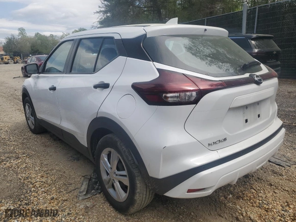 2022 Nissan Kicks S with VIN 3N1CP5BV4NL503588, listed as a Copart auction lot 52724745 with 115,665 mi miles and Clean Title. Bid and sale history available at carsss.com. Image 2.