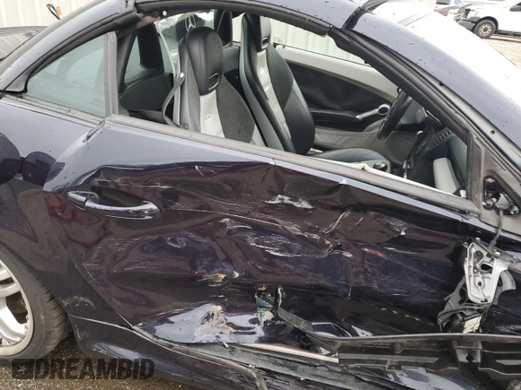 2007 Mercedes-Benz SLK-Class 5.5L AMG with VIN WDBWK73FX7F144982, listed as a Copart auction lot 81368744 with 0 mi miles and Salvage Title. Bid and sale history available at carsss.com. Image 10.