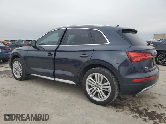 2019 Audi Q5 Premium Plus with VIN WA1BNAFY7K2033026, listed as a Copart auction lot 45955385 with 16,657 mi miles and Salvage Title. Bid and sale history available at carsss.com. Image 2.