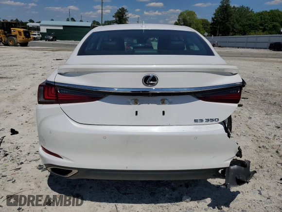2022 Lexus ES 350 with VIN 58ADZ1B19NU136330, listed as a Copart auction lot 56100575 with 10,335 mi miles and Salvage title. Bid and sale history available at DreamBid. Image 6.