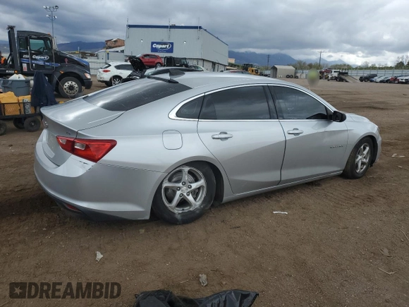 2016 Chevrolet Malibu LS z VIN 1G1ZB5ST2GF245856, wystawiony jako Copart lot #55238235 z przebiegiem 102 313 mil mil oraz Szkoda całkowita • Salvage title. Historia ofert i sprzedaży dostępna na DreamBid. Obrazek 3.
