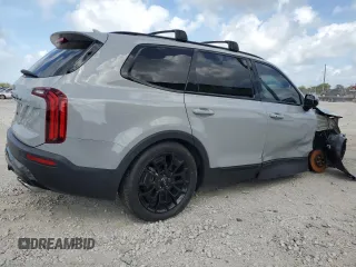 2022 Kia Telluride SX with VIN 5XYP5DHC4NG297894, listed as a Copart auction lot 51652305 with 36,308 mi miles and Salvage Title. Bid and sale history available at carsss.com. Image 3.